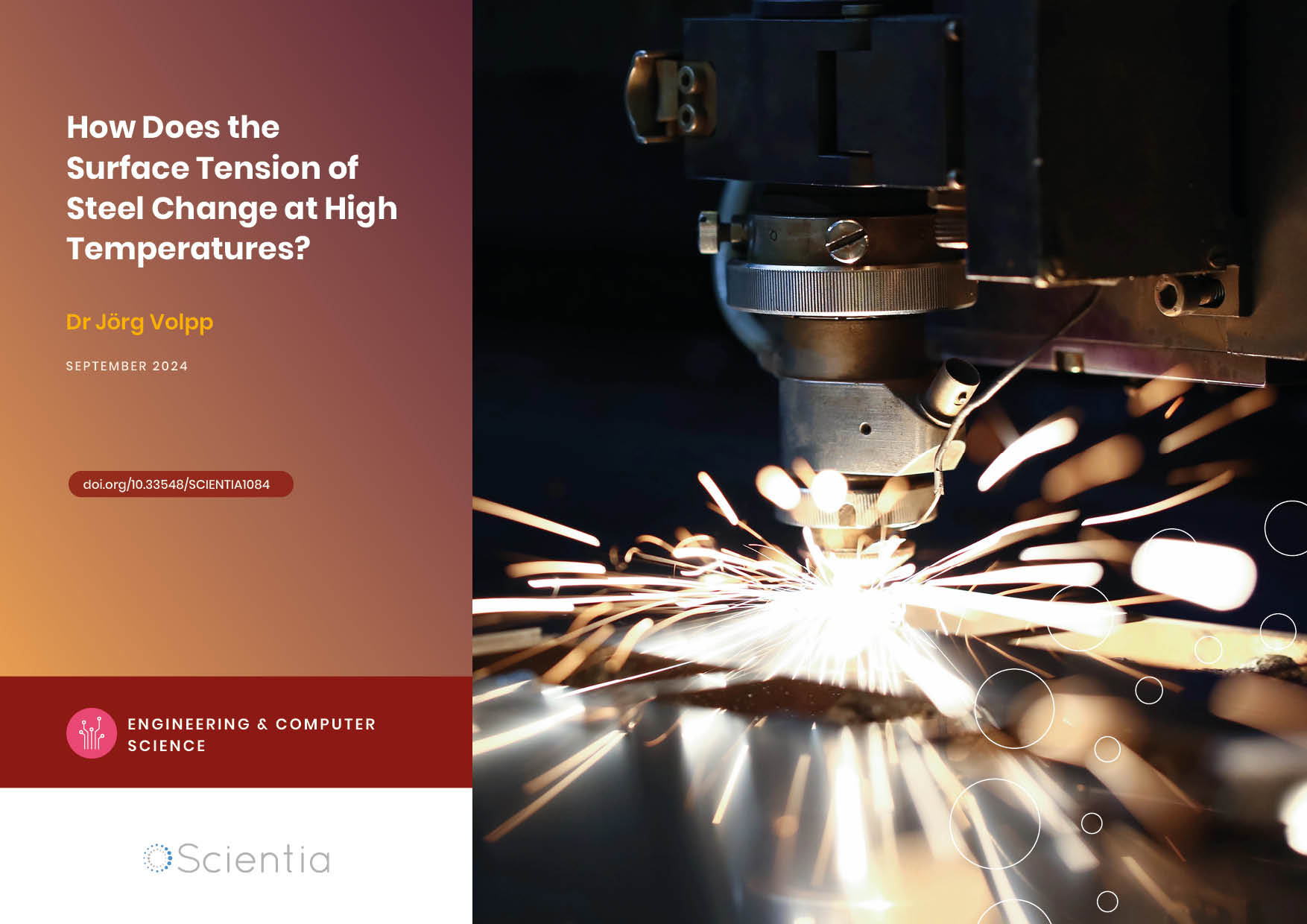 Dr Joerg Volpp | How Does the Surface Tension of Steel Change at High Temperatures?