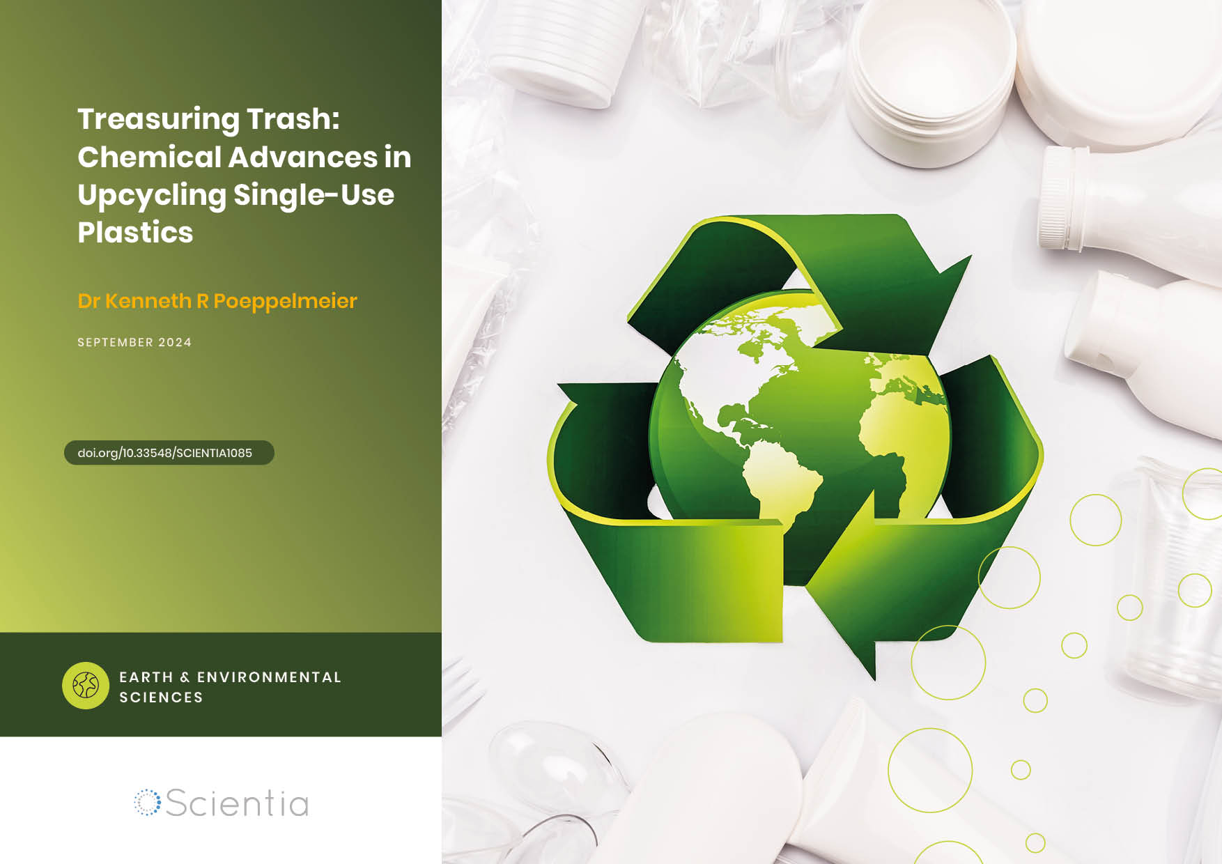 Dr Kenneth Poeppelmeier | Treasuring Trash: Chemical Advances in Upcycling Single-Use Plastics