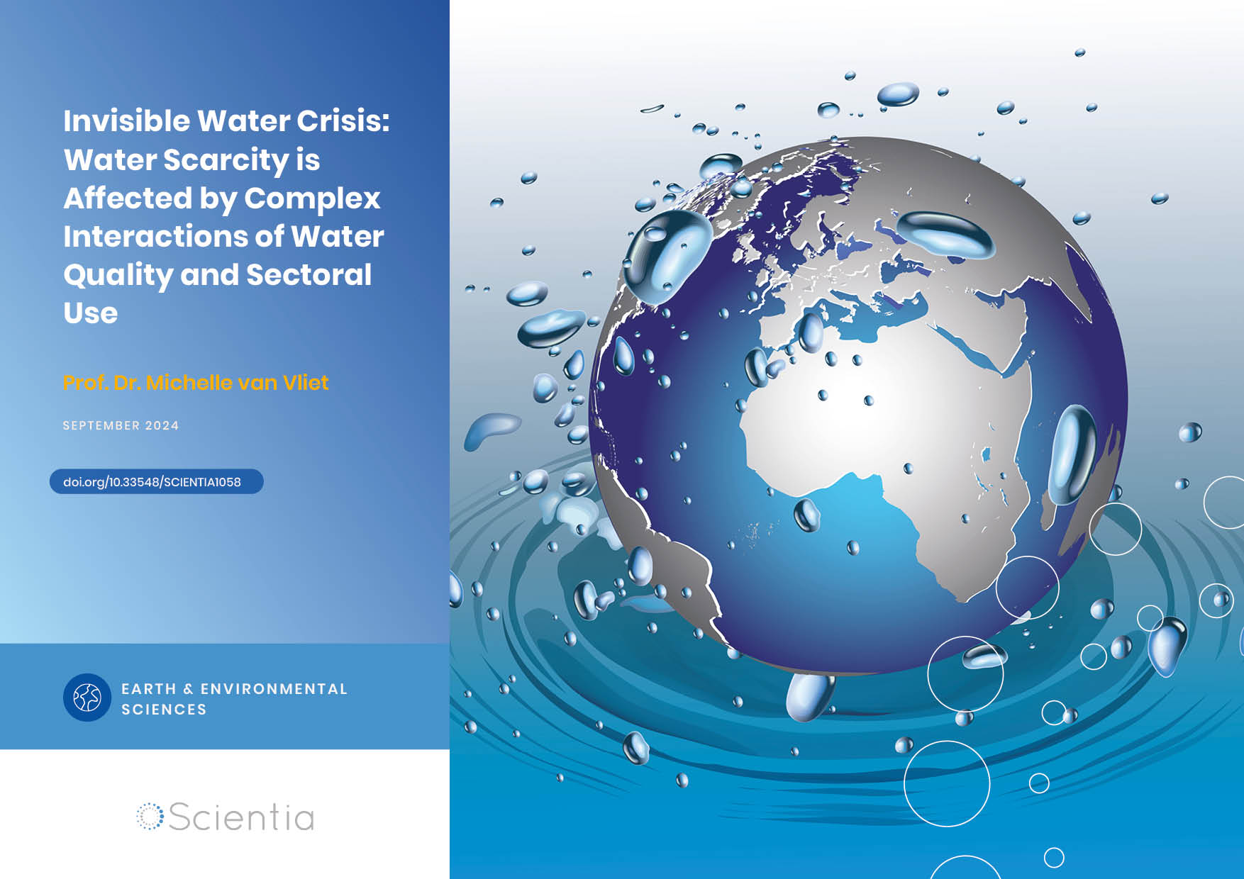 Prof. Dr. Michelle van Vliet | Invisible Water Crisis: Water Scarcity is Affected by Complex Interactions of Water Quality and Sectoral Use