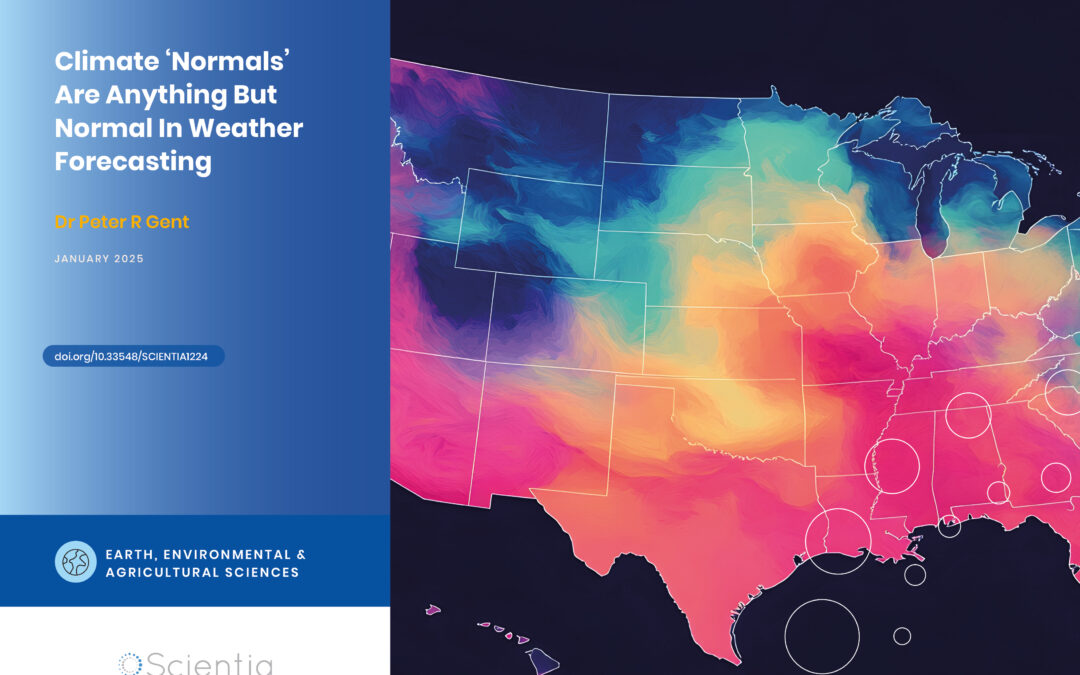 Dr Peter Gent | Climate ‘Normals’ Are Anything But Normal In Weather Forecasting