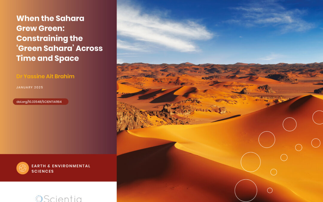 Dr Yassine Ait Brahim | When the Sahara Grew Green: Constraining the ‘Green Sahara’ Across Time and Space