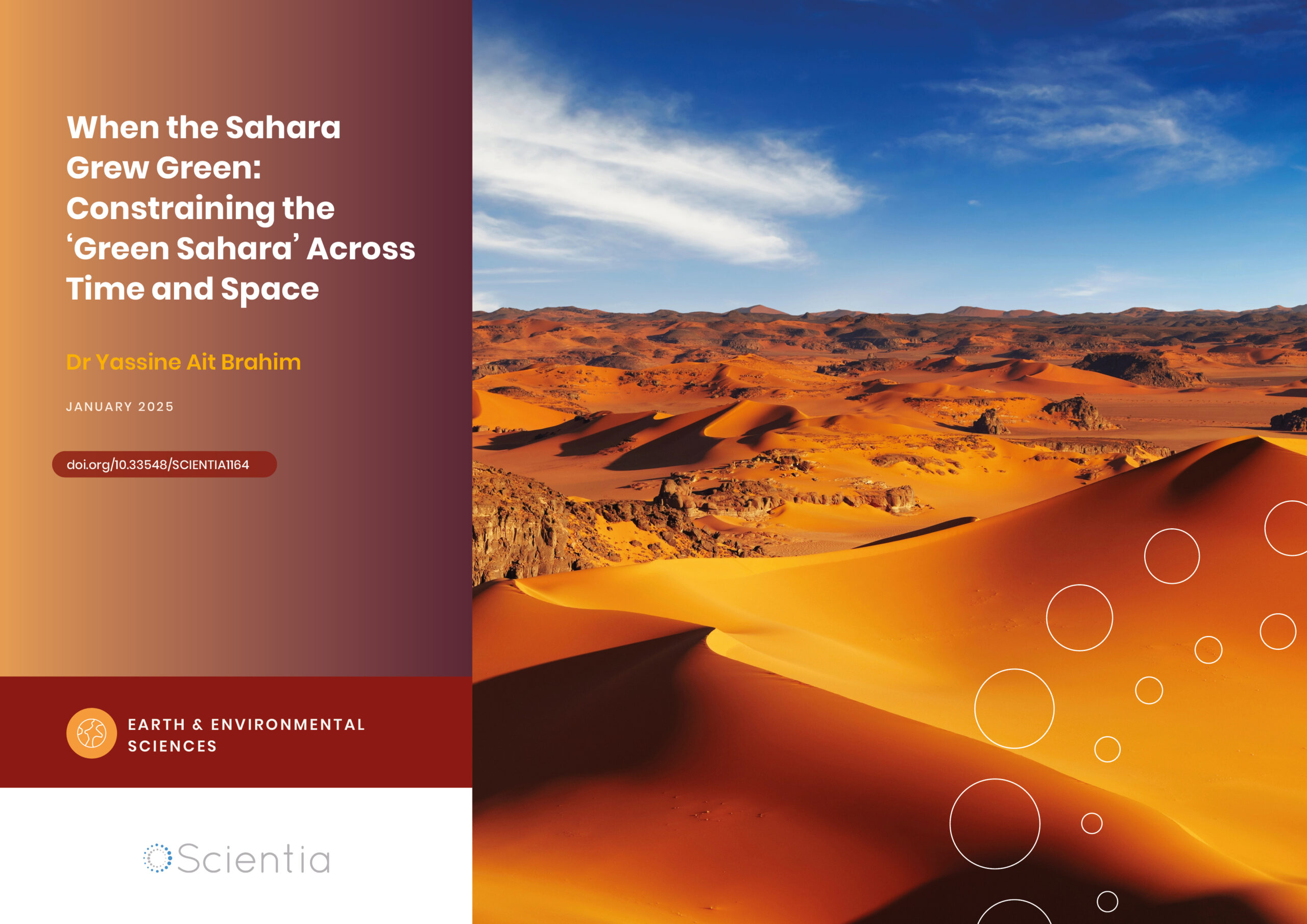 Dr Yassine Ait Brahim | When the Sahara Grew Green: Constraining the ‘Green Sahara’ Across Time and Space