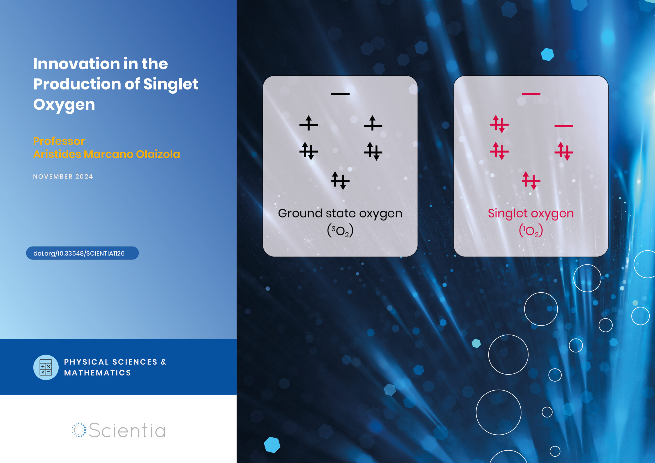 Professor Aristides Marcano Olaizola | Innovation in the Production of Singlet Oxygen