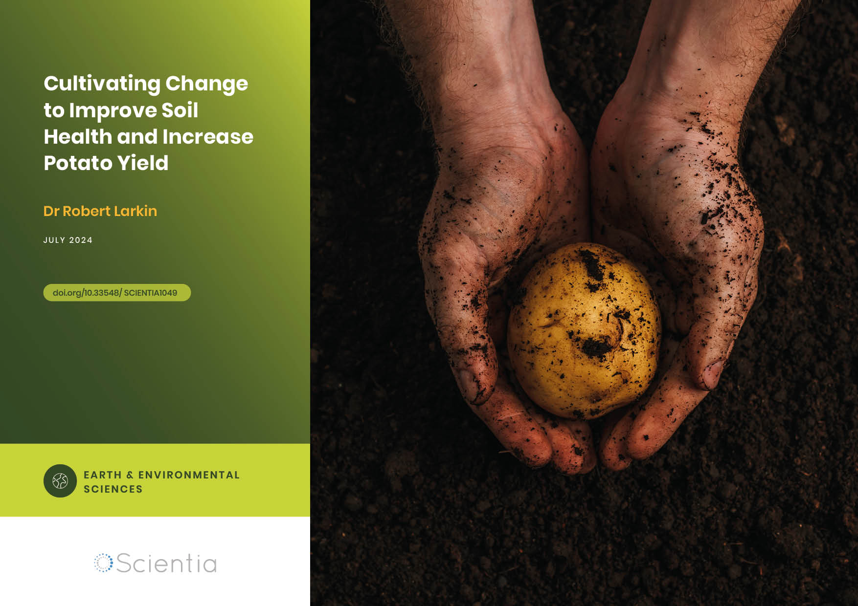 Dr Robert Larkin | Cultivating Change to Improve Soil Health and Increase Potato Yield